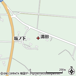 秋田県仙北郡美郷町金沢溝田3周辺の地図