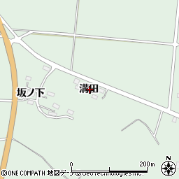 秋田県仙北郡美郷町金沢溝田周辺の地図