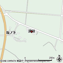 秋田県美郷町（仙北郡）金沢（溝田）周辺の地図
