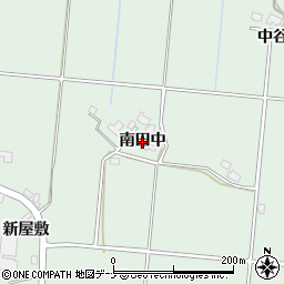 秋田県美郷町（仙北郡）金沢（南田中）周辺の地図
