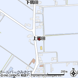 秋田県仙北郡美郷町飯詰上鶴田周辺の地図