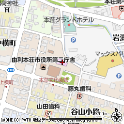 秋田県由利本荘市美倉町30周辺の地図