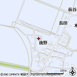 秋田県大仙市角間川町後野99周辺の地図