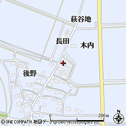 秋田県大仙市角間川町木内72周辺の地図