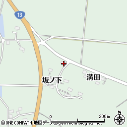 秋田県仙北郡美郷町金沢溝田74周辺の地図