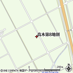 岩手県花巻市高木第８地割周辺の地図