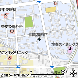 阿部慶商店周辺の地図