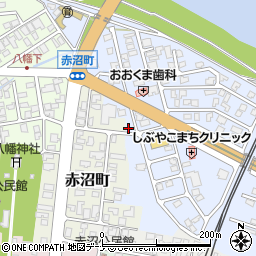 秋田県由利本荘市赤沼下238周辺の地図