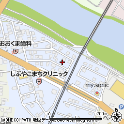 秋田県由利本荘市赤沼下164-23周辺の地図