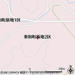 岩手県花巻市東和町新地２区周辺の地図