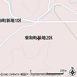 岩手県花巻市東和町新地（２区）周辺の地図