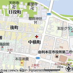 本荘タクシー周辺の地図