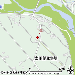 岩手県花巻市太田第８地割周辺の地図