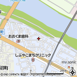 秋田県由利本荘市赤沼下164-8周辺の地図