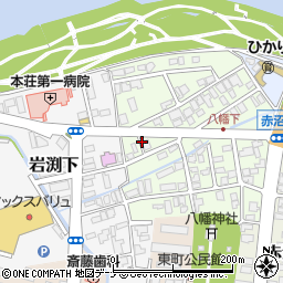株式会社まるやま　本荘店周辺の地図
