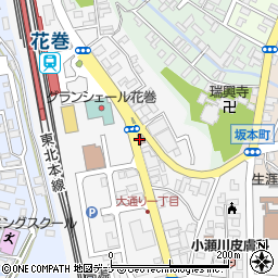 花巻警察署花巻駅前交番周辺の地図