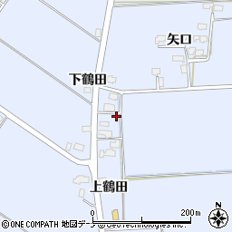 秋田県仙北郡美郷町飯詰上鶴田27周辺の地図