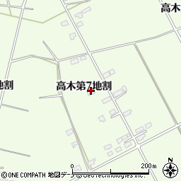 岩手県花巻市高木第７地割周辺の地図