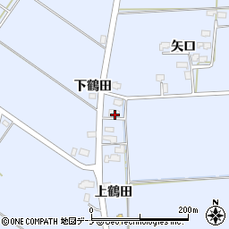 秋田県仙北郡美郷町飯詰上鶴田3周辺の地図