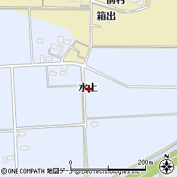 秋田県仙北郡美郷町飯詰水上周辺の地図