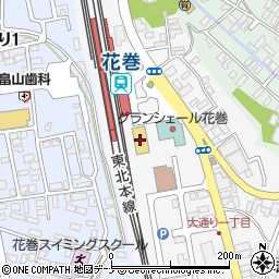 タケダスポーツ花巻店周辺の地図