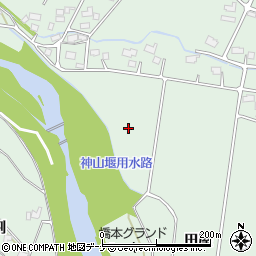岩手県花巻市湯口（田屋）周辺の地図