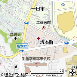 岩手県花巻市坂本町周辺の地図