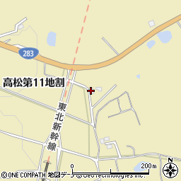 岩手県花巻市高松（第１１地割）周辺の地図