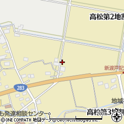岩手県花巻市高松第２地割周辺の地図
