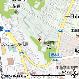 岩手県花巻市愛宕町2-24周辺の地図