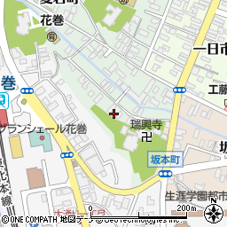 岩手県花巻市愛宕町2-23周辺の地図