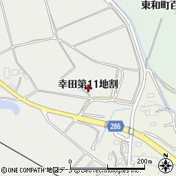 岩手県花巻市幸田第１１地割27周辺の地図