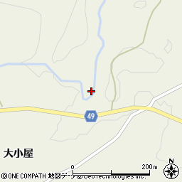 秋田県由利本荘市岩野目沢要沢周辺の地図