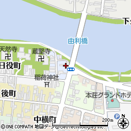 秋田県由利本荘市巣組6周辺の地図