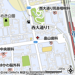 岩手銀行花巻西支店周辺の地図