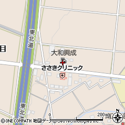 株式会社大和興成　花巻工場周辺の地図