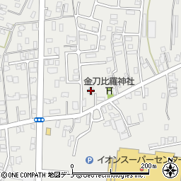 秋田県由利本荘市石脇田尻野36-2周辺の地図