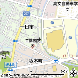 一日市公民館周辺の地図