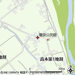 〒025-0016 岩手県花巻市高木の地図
