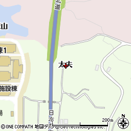 秋田県由利本荘市土谷太夫周辺の地図