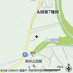 岩手県花巻市太田第７地割周辺の地図