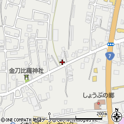 秋田県由利本荘市石脇田尻野28-23周辺の地図