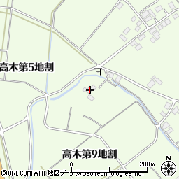 岩手県花巻市高木第９地割周辺の地図