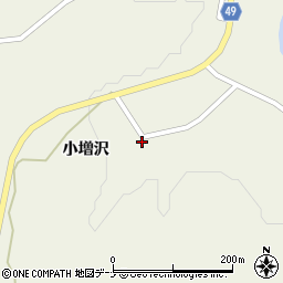 秋田県由利本荘市岩野目沢由ケ沢3周辺の地図