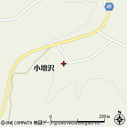 秋田県由利本荘市岩野目沢小増沢2周辺の地図