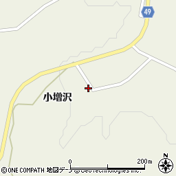 秋田県由利本荘市岩野目沢小増沢7周辺の地図
