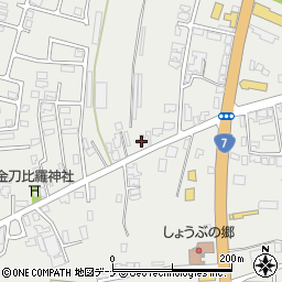 秋田県由利本荘市石脇田尻野28-2周辺の地図