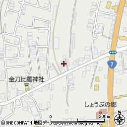 秋田県由利本荘市石脇田尻野28-3周辺の地図