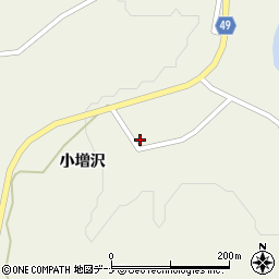秋田県由利本荘市岩野目沢小増沢11周辺の地図