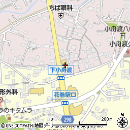 岩手三菱花巻店周辺の地図